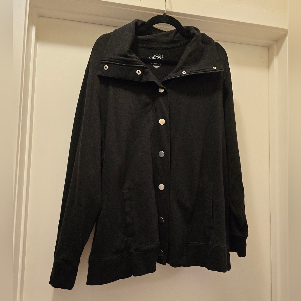 Style & Company Plus Size Women's knit jacket.